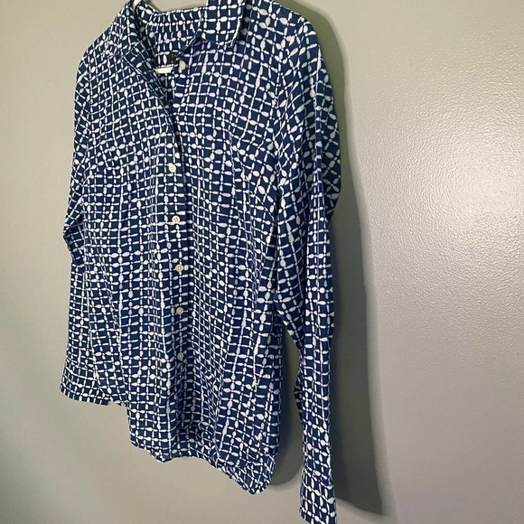 Talbots Button Down Blouse Sp - Picture 5 of 9